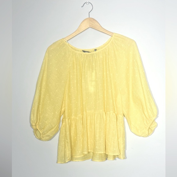 Zara Swiss Dot Blouse - Picture 12 of 12